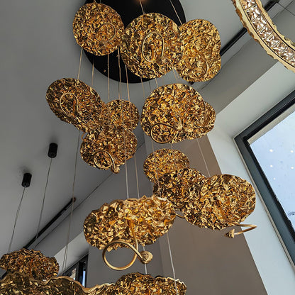 Brass Aviary Constellation Chandelier - Zelno Lighting