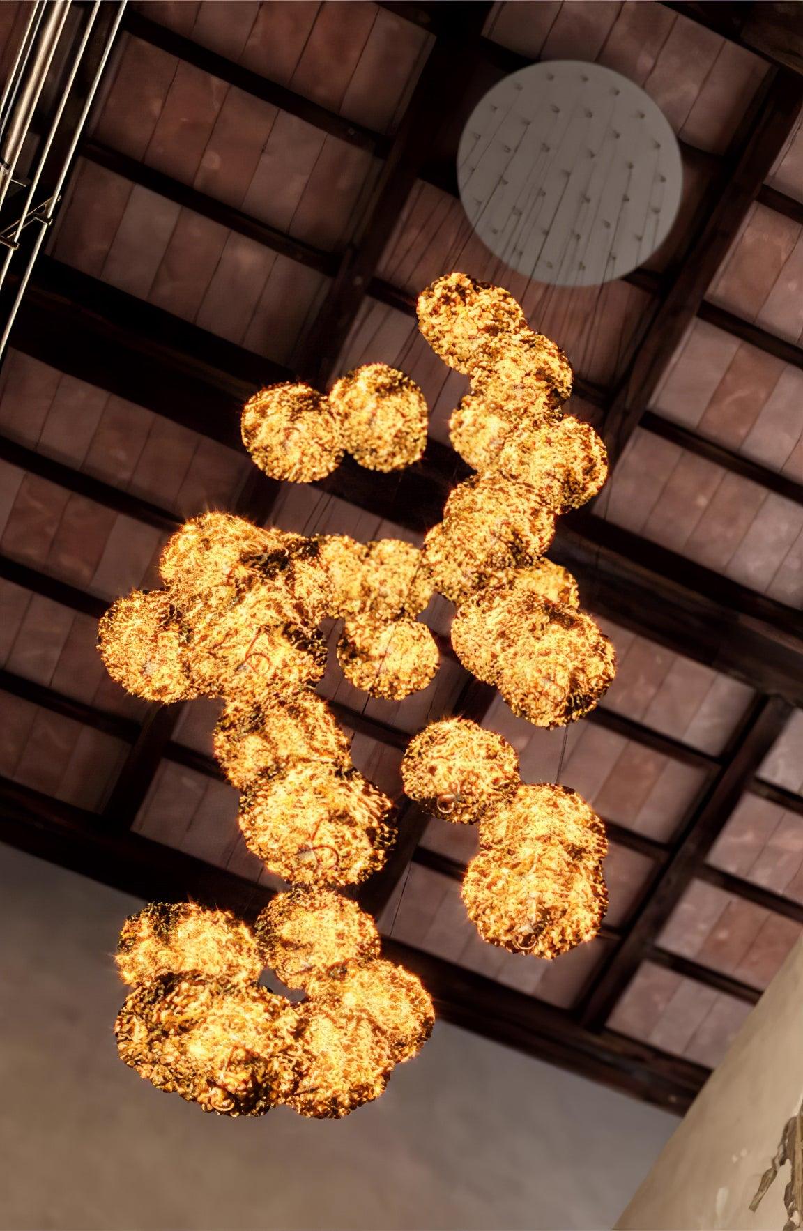Brass Aviary Constellation Chandelier - Zelno Lighting