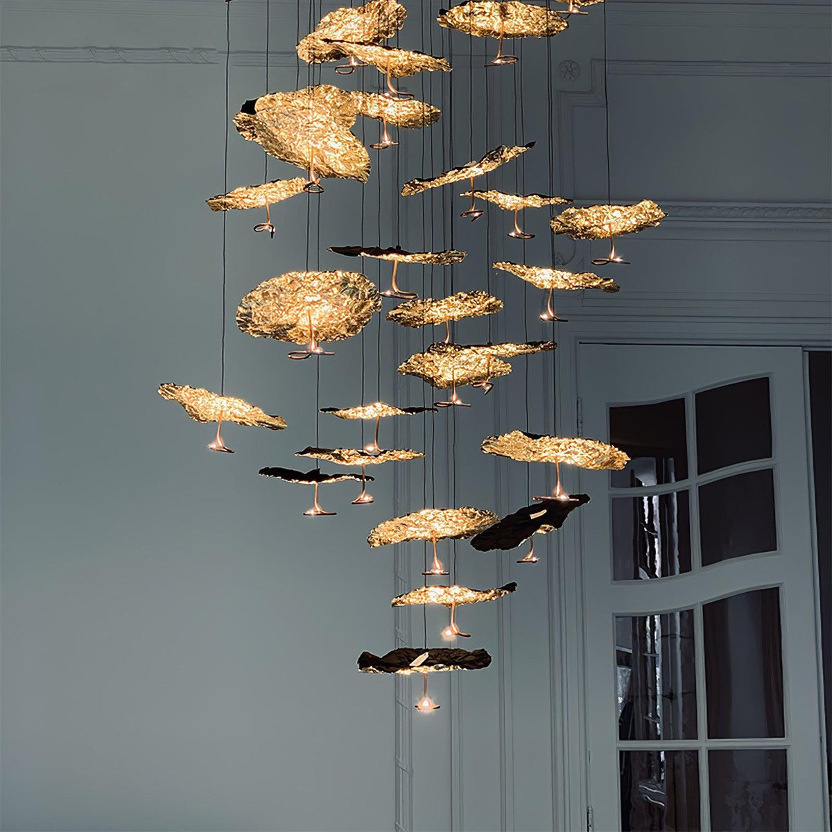 Brass Aviary Constellation Chandelier - Zelno Lighting