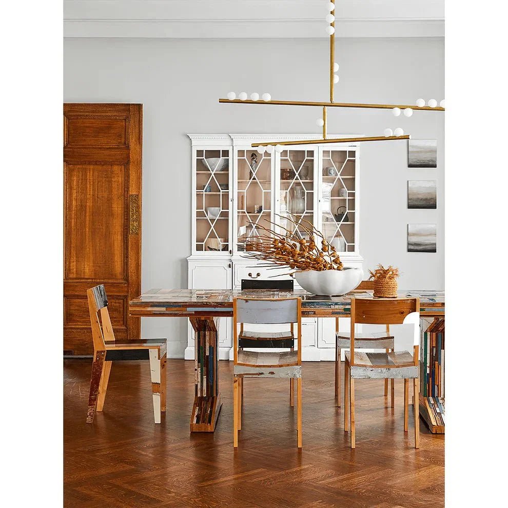 Brass Drop System Chandelier - Zelno Lighting