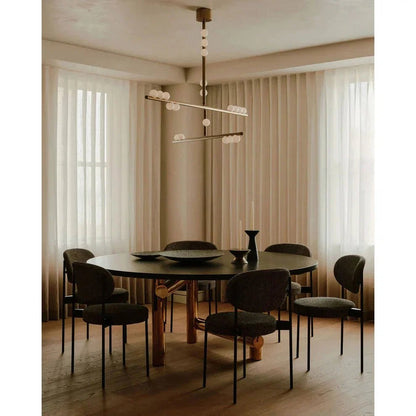 Brass Drop System Chandelier - Zelno Lighting