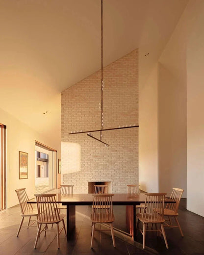 Brass Drop System Chandelier - Zelno Lighting