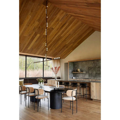 Brass Drop System Chandelier - Zelno Lighting