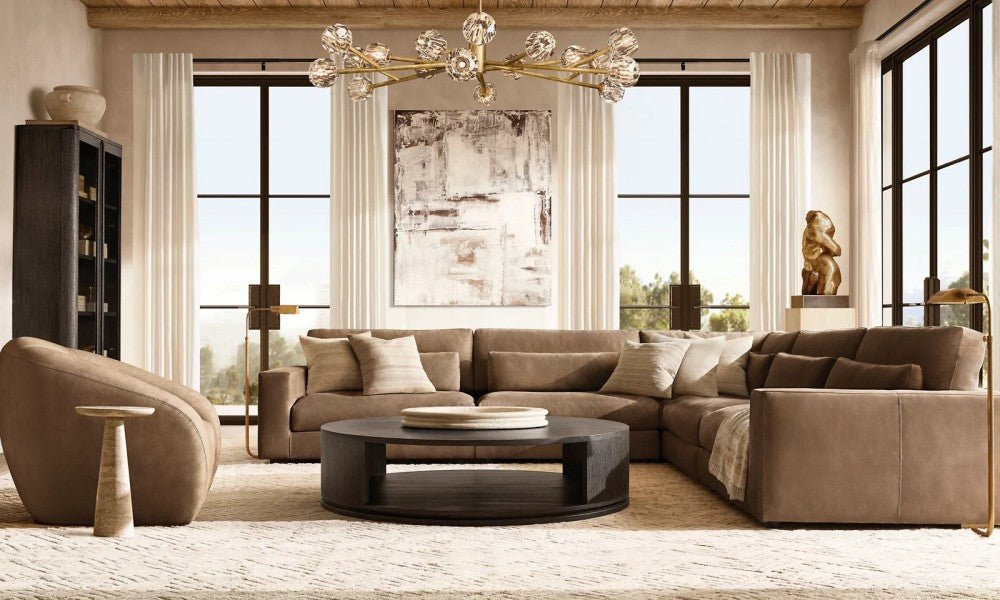Bulle Cristal Round Chandelier 60" - Zelno Lighting
