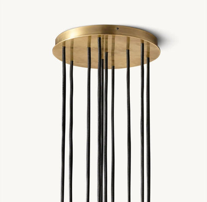 Bulle Cristal Round Cluster Chandelier 14" - Zelno Lighting