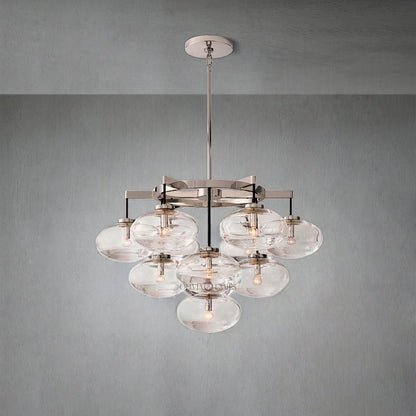 Cabrlet Round Chandelier 36" - Zelno Lighting