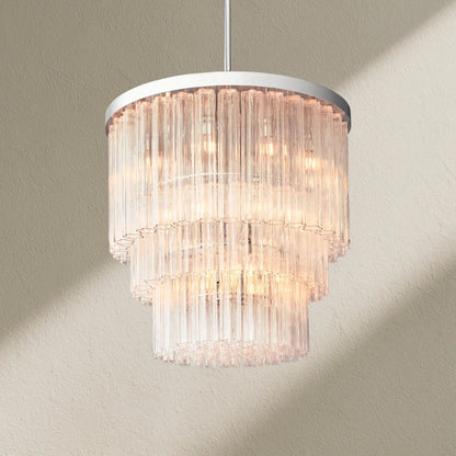 Caefz Round 3-Tier Chandelier 36″ - Zelno
