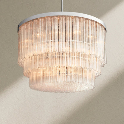 Caefz Round 3-Tier Chandelier 48″ - Zelno