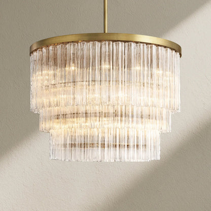 Caefz Round 3-Tier Chandelier 48″ - Zelno