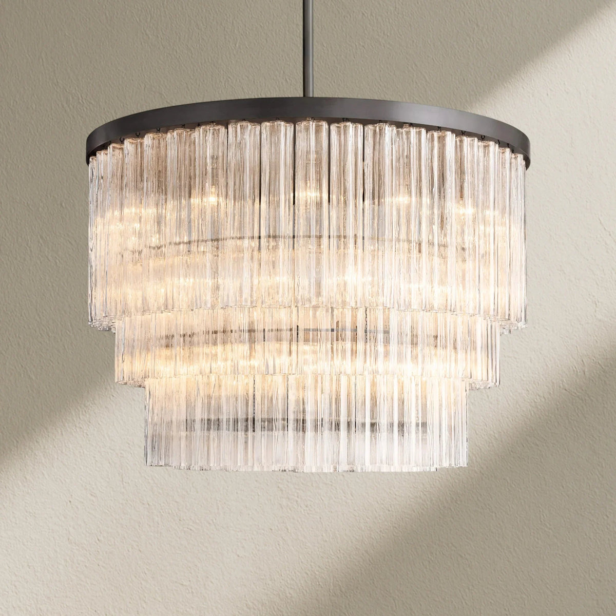 Caefz Round 3-Tier Chandelier 48″ - Zelno