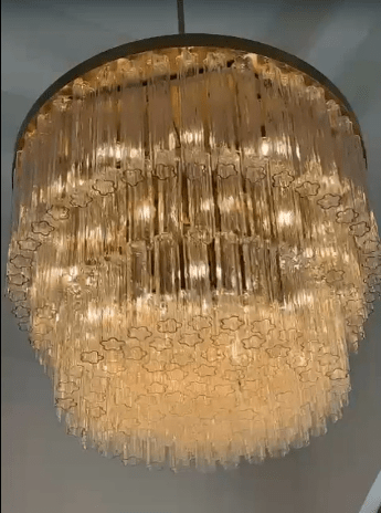 Caefz Round Chandelier 36" - Zelno