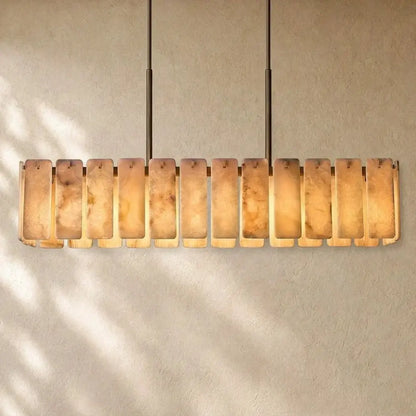 Calametta Onyx Rectangular Chandelier - Zelno