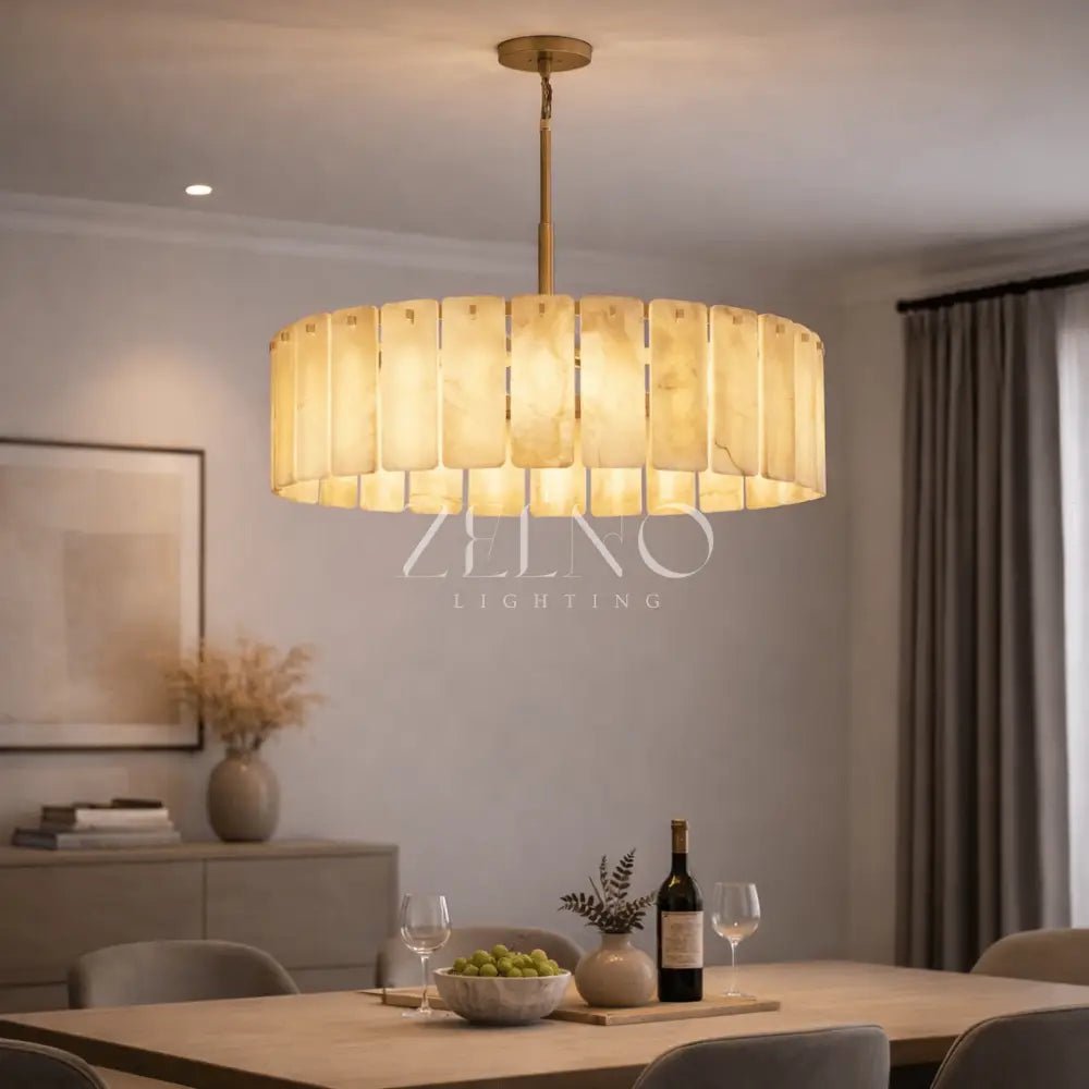 Calametta Onyx Round Chandelier - Zelno
