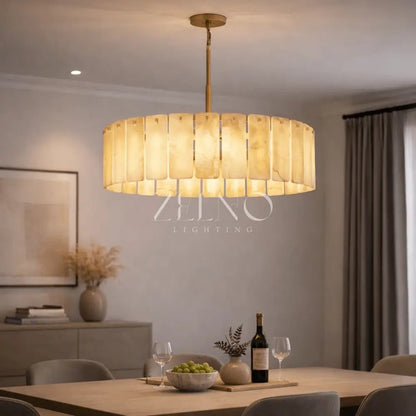 Calametta Onyx Round Chandelier - Zelno