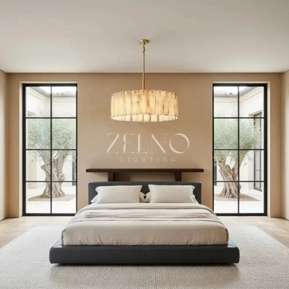 Calametta Onyx Round Chandelier - Zelno