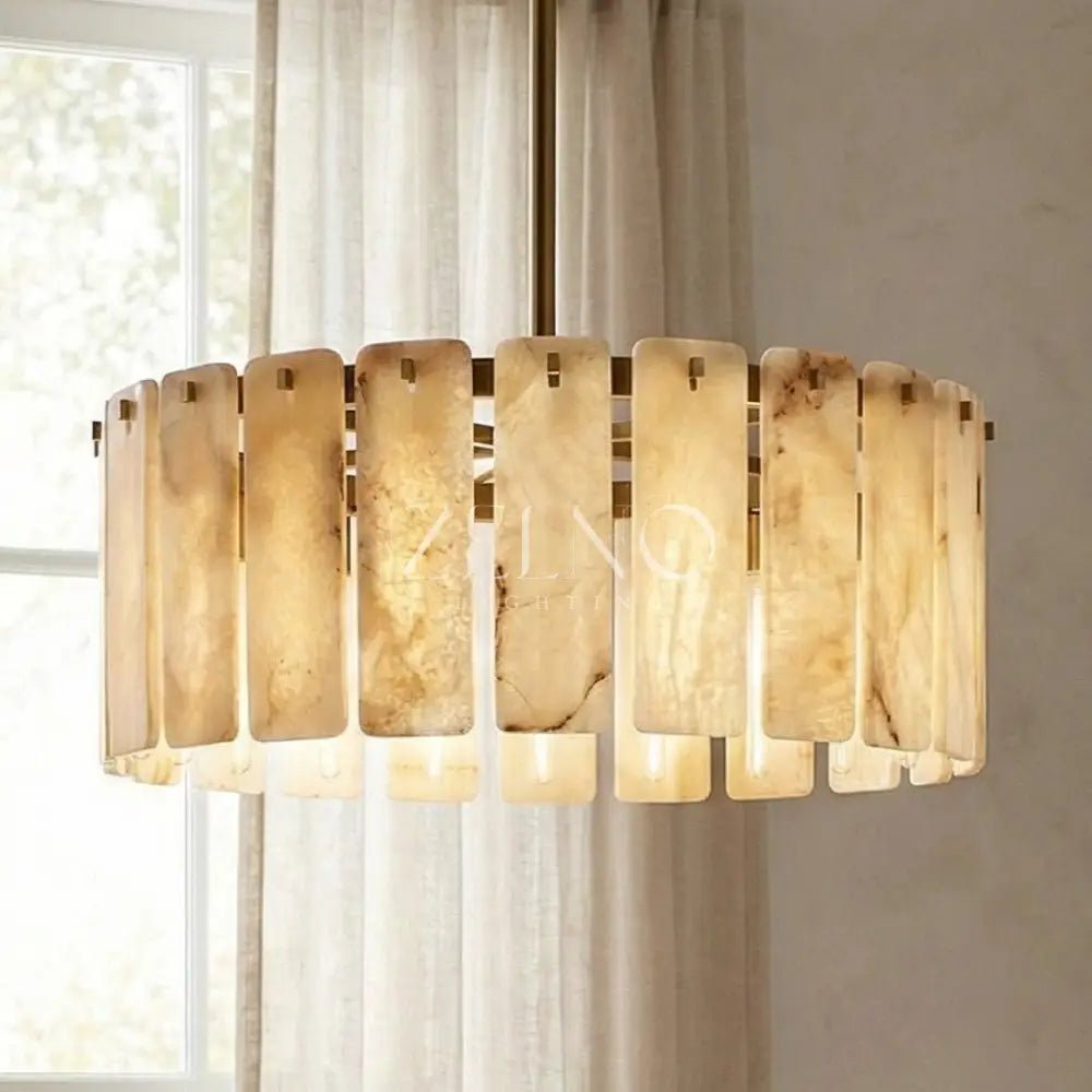 Calametta Onyx Round Chandelier - Zelno
