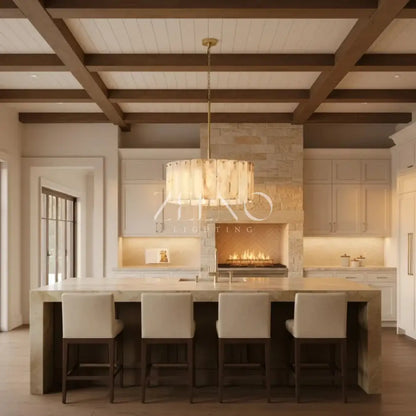 Calametta Onyx Round Chandelier - Zelno