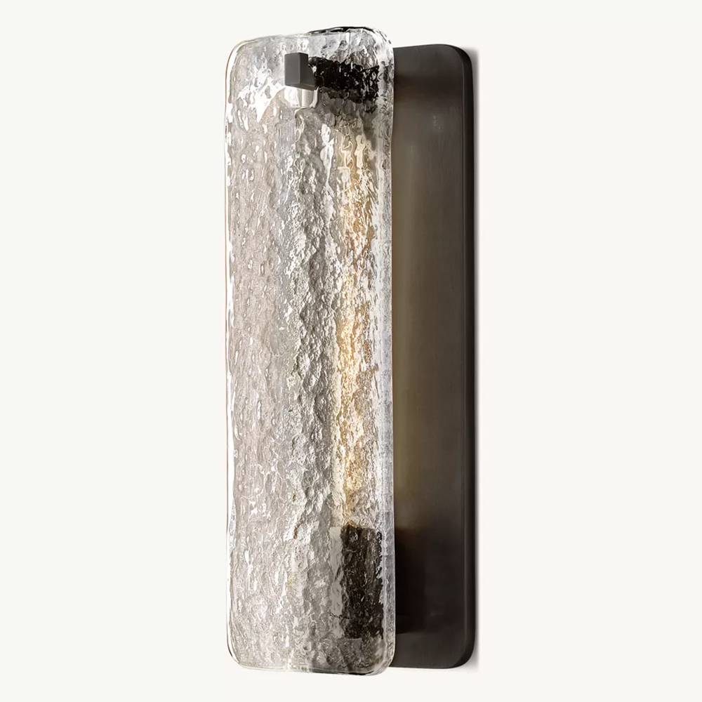 Calamette Striated Glass Wall Sconce - Zelno