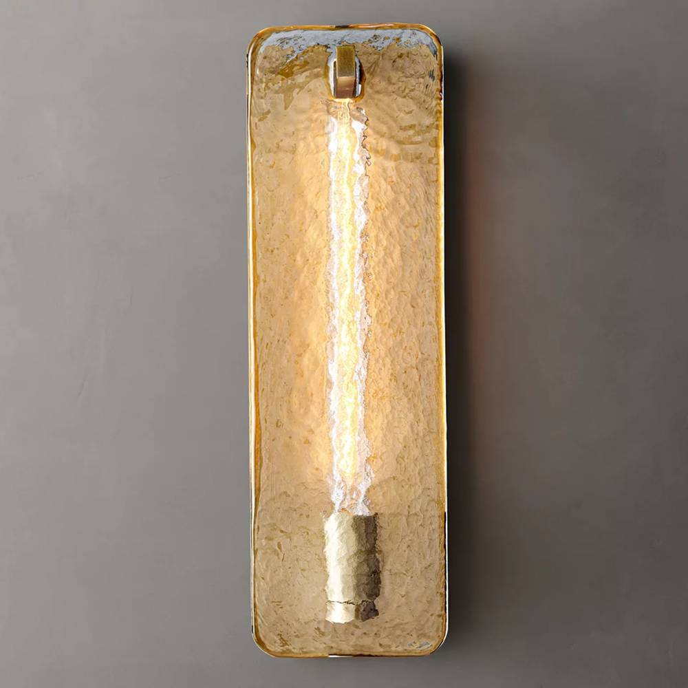 Calamette Striated Glass Wall Sconce - Zelno
