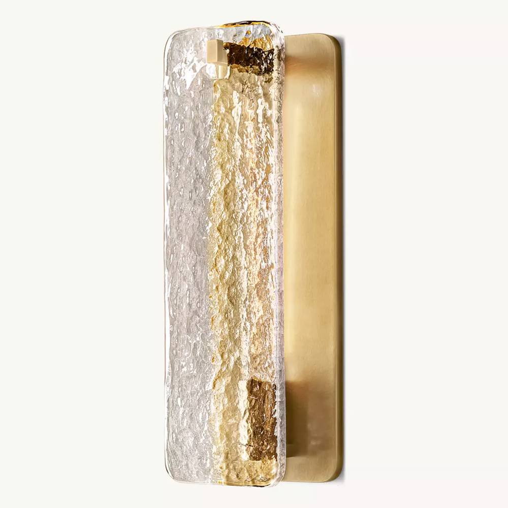 Calamette Striated Glass Wall Sconce - Zelno