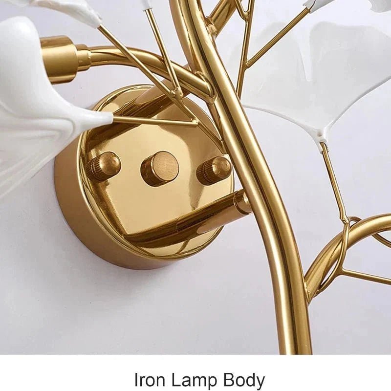 Calla Modern Leaf Wall Lamp - Zelno Lighting