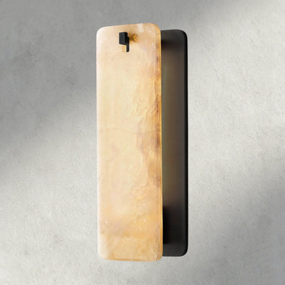 Calomota Glass/ Alabaster Sconce 13", 16" - Zelno