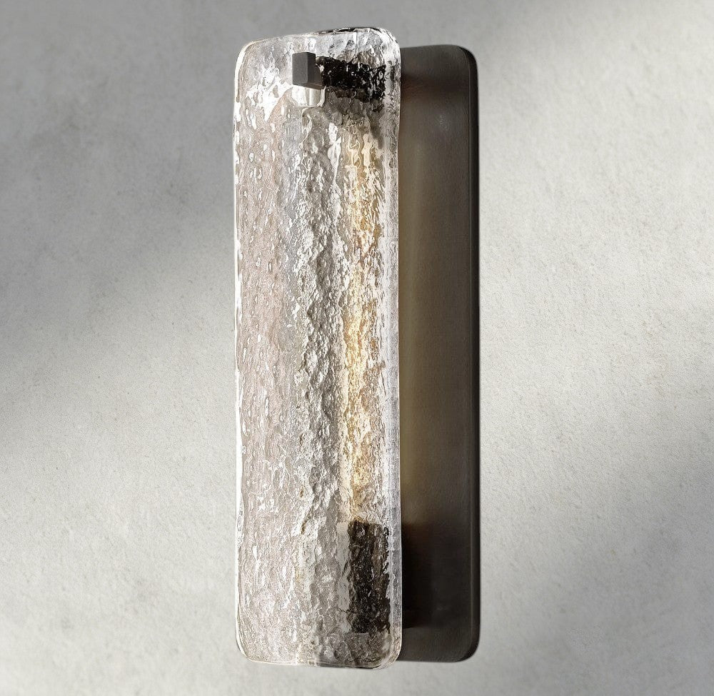 Calomota Glass/ Alabaster Sconce 13", 16" - Zelno