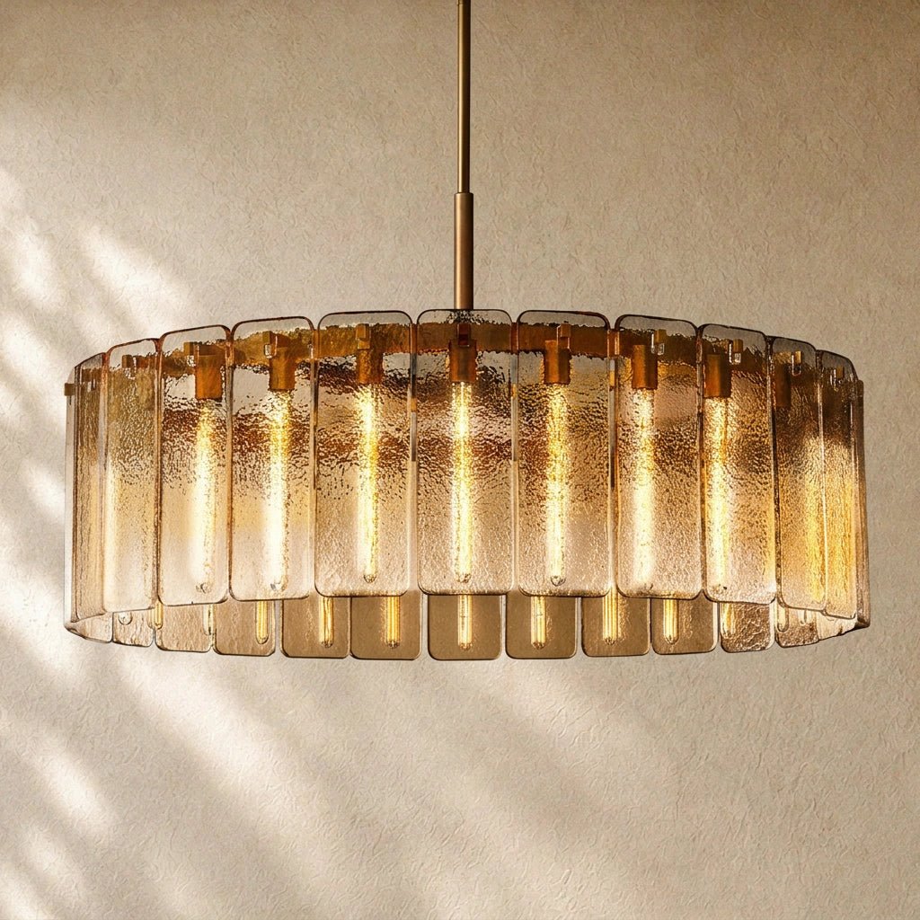 Calomota Glass Round Chandelier 36", 48", 60" - Zelno