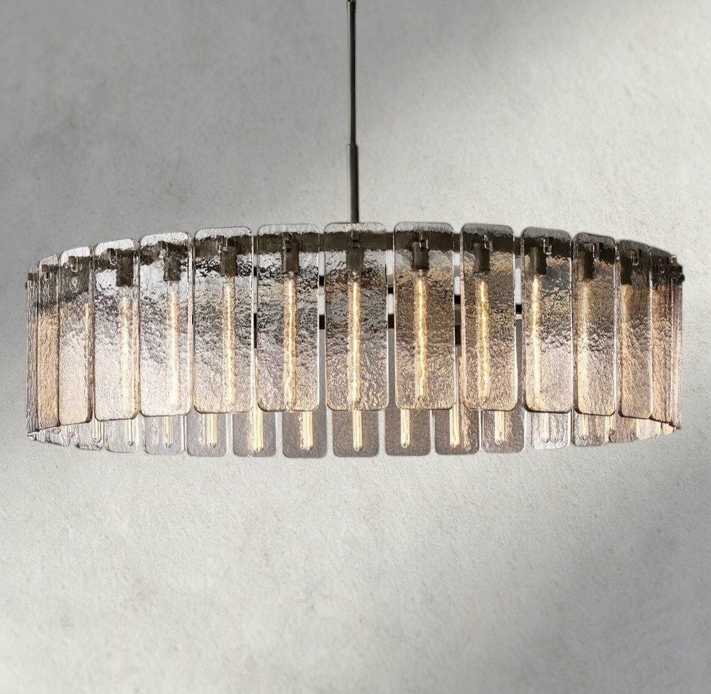 Calomota Glass Round Chandelier 36", 48", 60" - Zelno