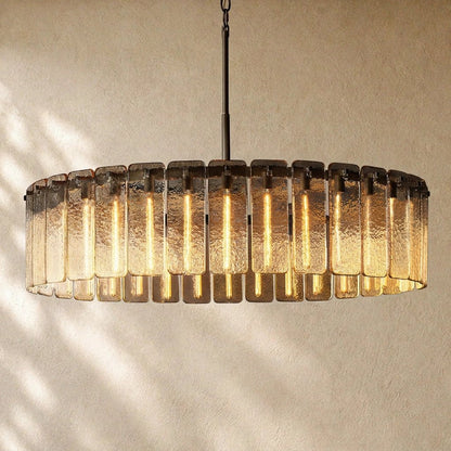 Calomota Glass Round Chandelier 36", 48", 60" - Zelno