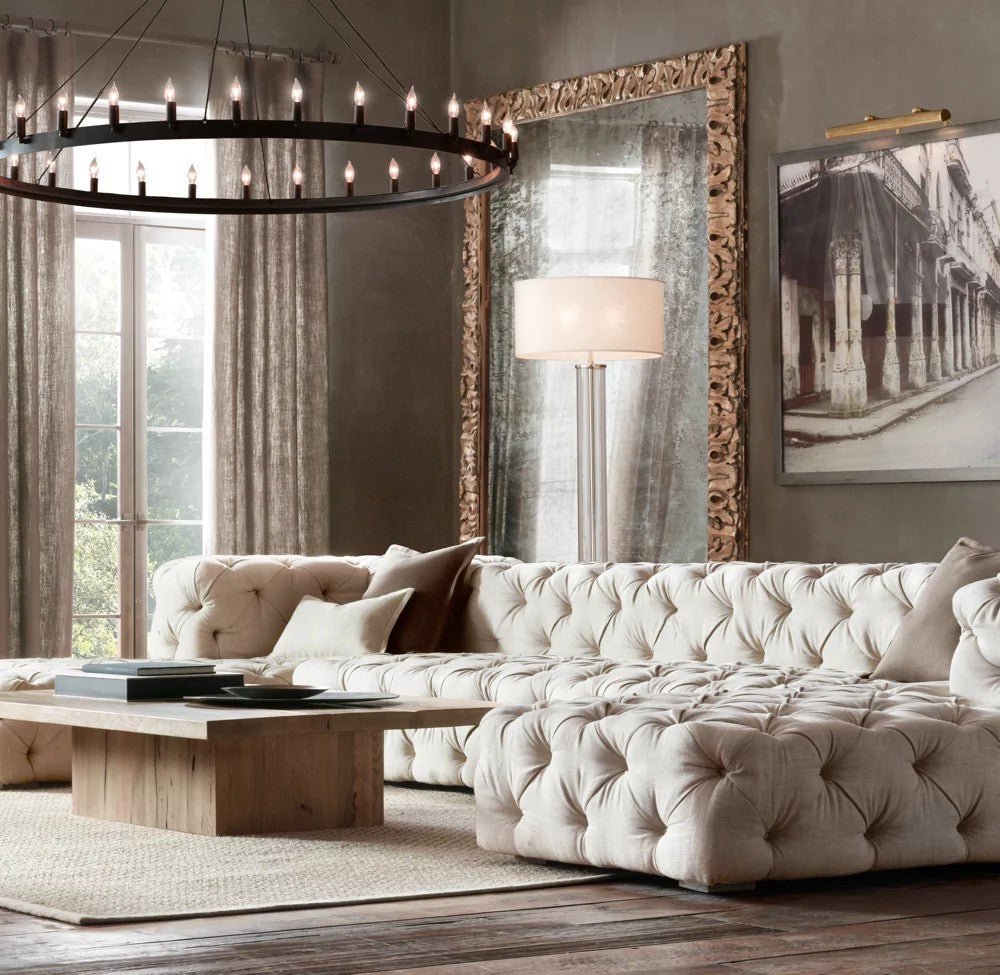 Camena Vintage Candelabra Round Chandelier - Zelno Lighting