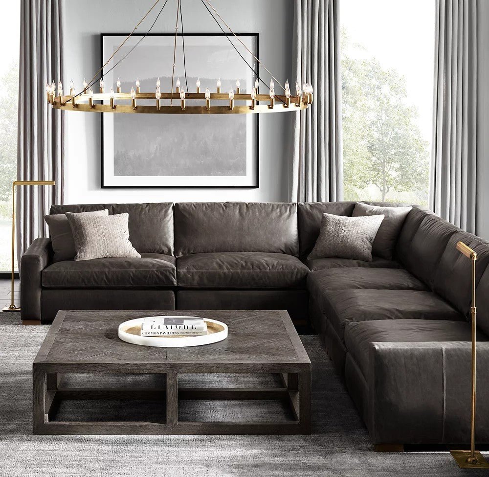 Camena Vintage Candelabra Round Chandelier - Zelno Lighting