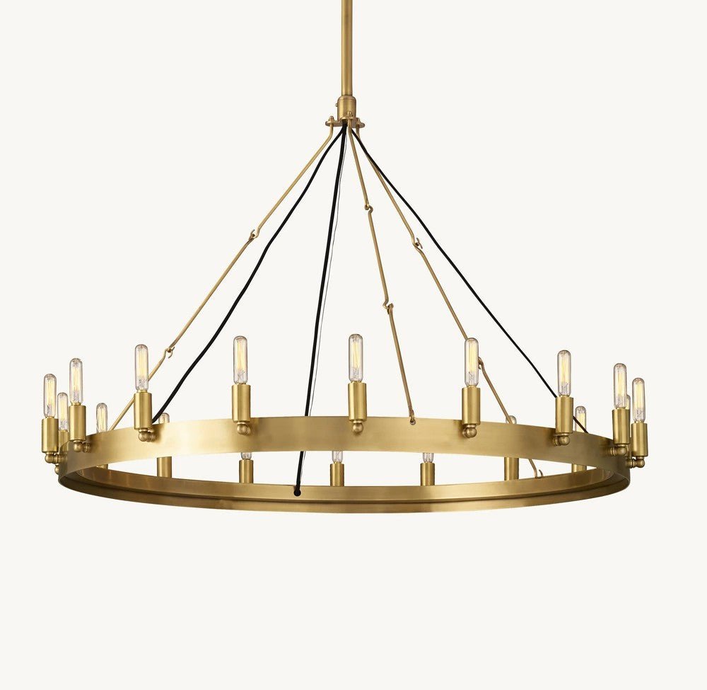 Camena Vintage Filament Round Chandelier - Zelno Lighting