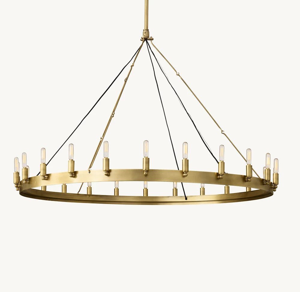 Camena Vintage Filament Round Chandelier - Zelno Lighting