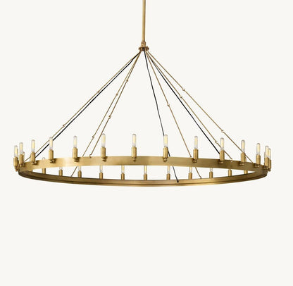 Camena Vintage Filament Round Chandelier - Zelno Lighting