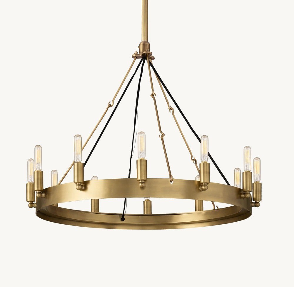 Camena Vintage Filament Round Chandelier - Zelno Lighting