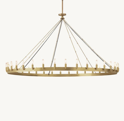 Camena Vintage Filament Round Chandelier - Zelno Lighting