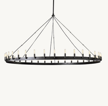 Camena Vintage Filament Round Chandelier - Zelno Lighting
