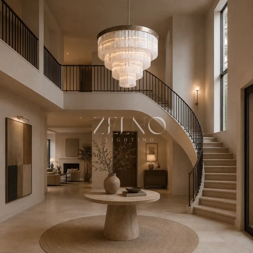 Cameren Round Chandelier 3/4 Tier - Zelno
