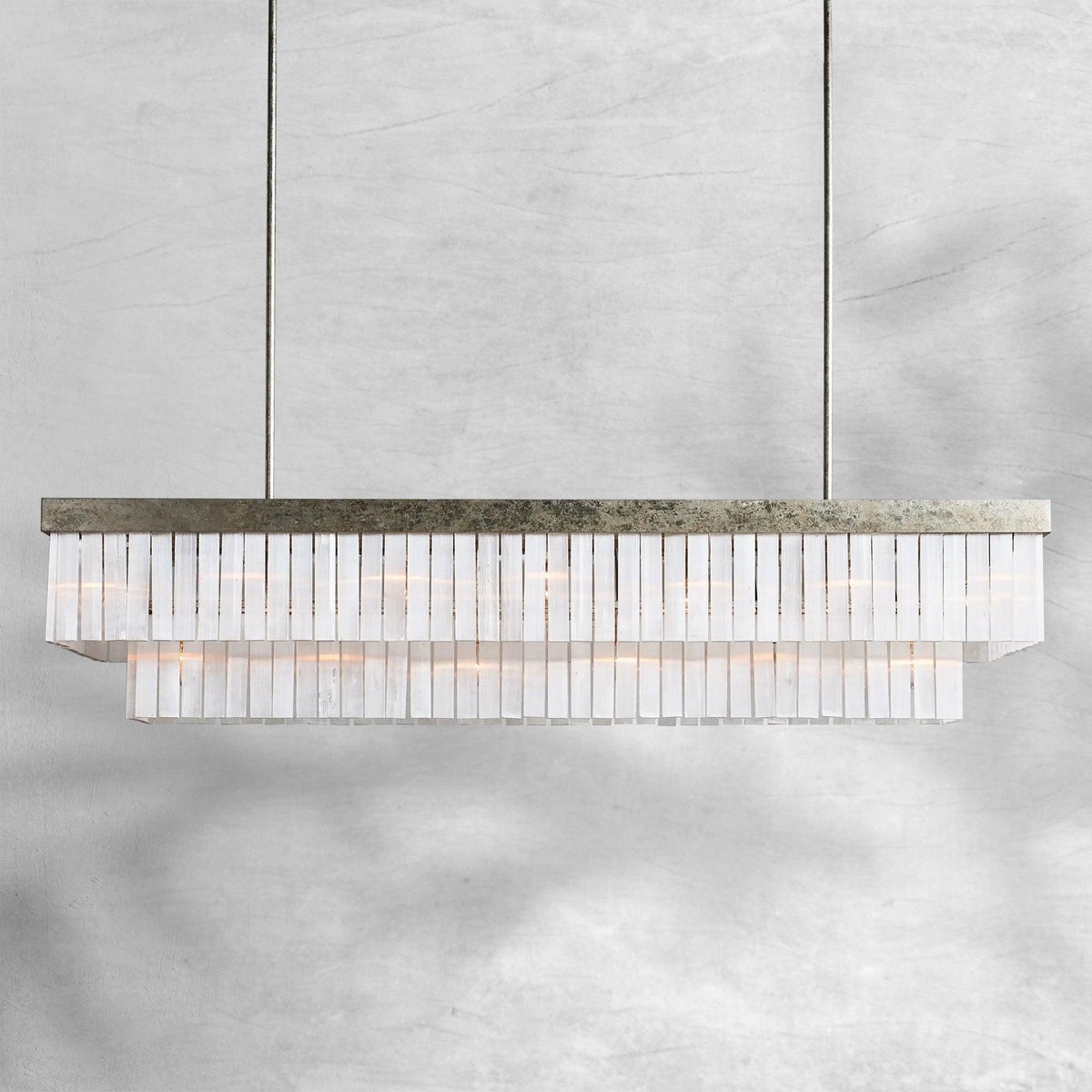 Cameron Rectangular Chandelier 49''59'' - Zelno