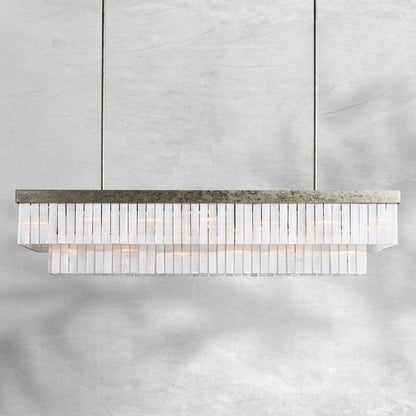 Cameron Rectangular Chandelier 49''59'' - Zelno