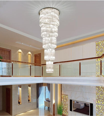 Camille Multiple Tier Crystal Chandelier - Zelno Lighting