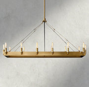 Camino Rectangular Chandelier 41", 54" - Zelno Lighting