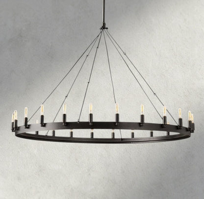 Camino Round Chandelier 26", 38", 50", 63", 73" - Zelno Lighting