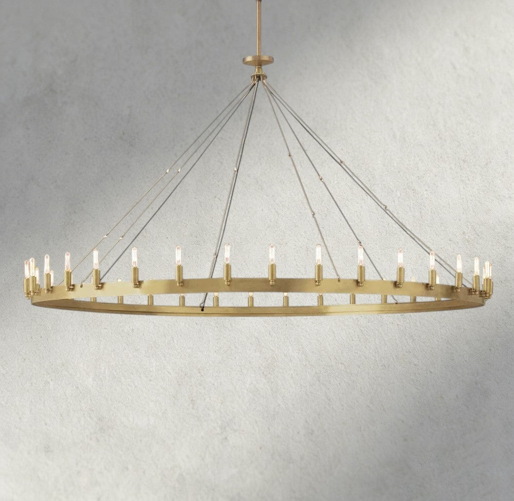 Camino Round Chandelier 26", 38", 50", 63", 73" - Zelno Lighting