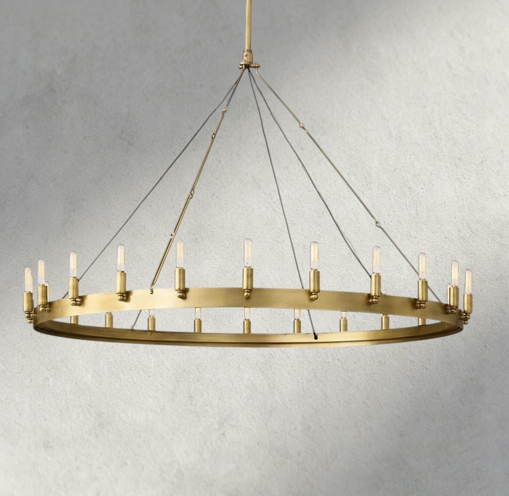 Camino Round Chandelier 26", 38", 50", 63", 73" - Zelno Lighting