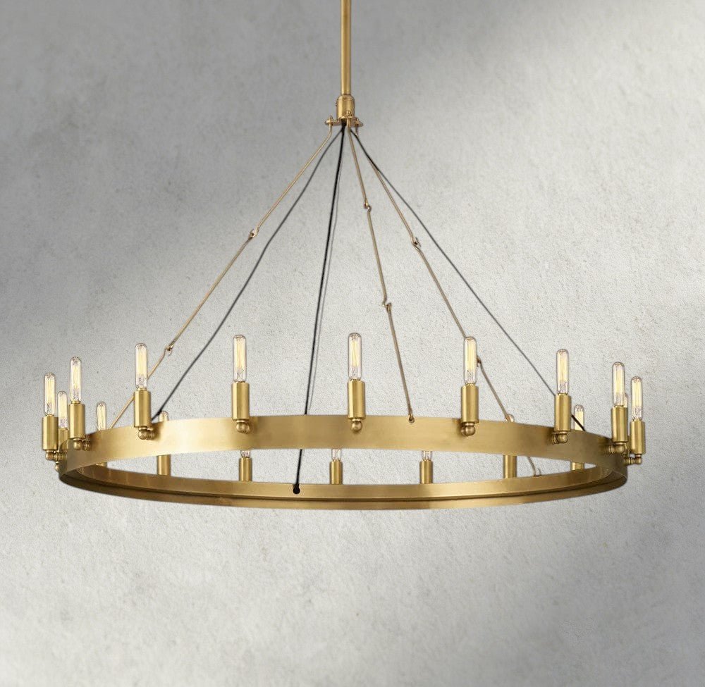 Camino Round Chandelier 26", 38", 50", 63", 73" - Zelno Lighting