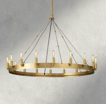 Camino Round Chandelier 26", 38", 50", 63", 73" - Zelno Lighting