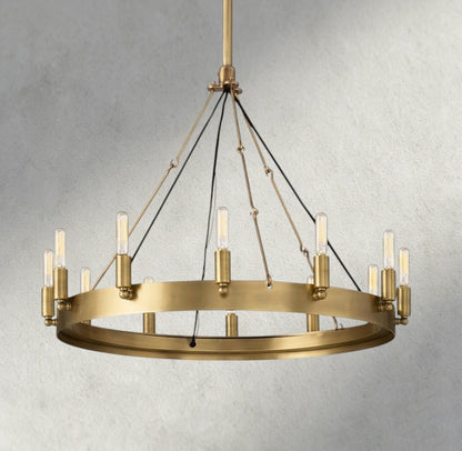 Camino Round Chandelier 26", 38", 50", 63", 73" - Zelno Lighting