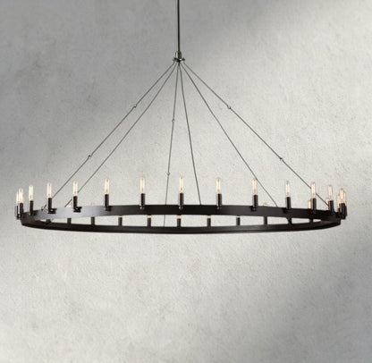 Camino Round Chandelier 26", 38", 50", 63", 73" - Zelno Lighting